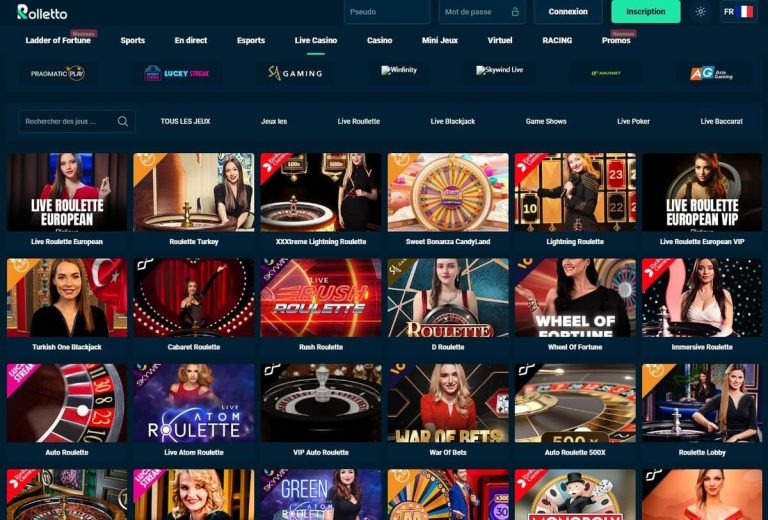 jeux table direct rolletto casino