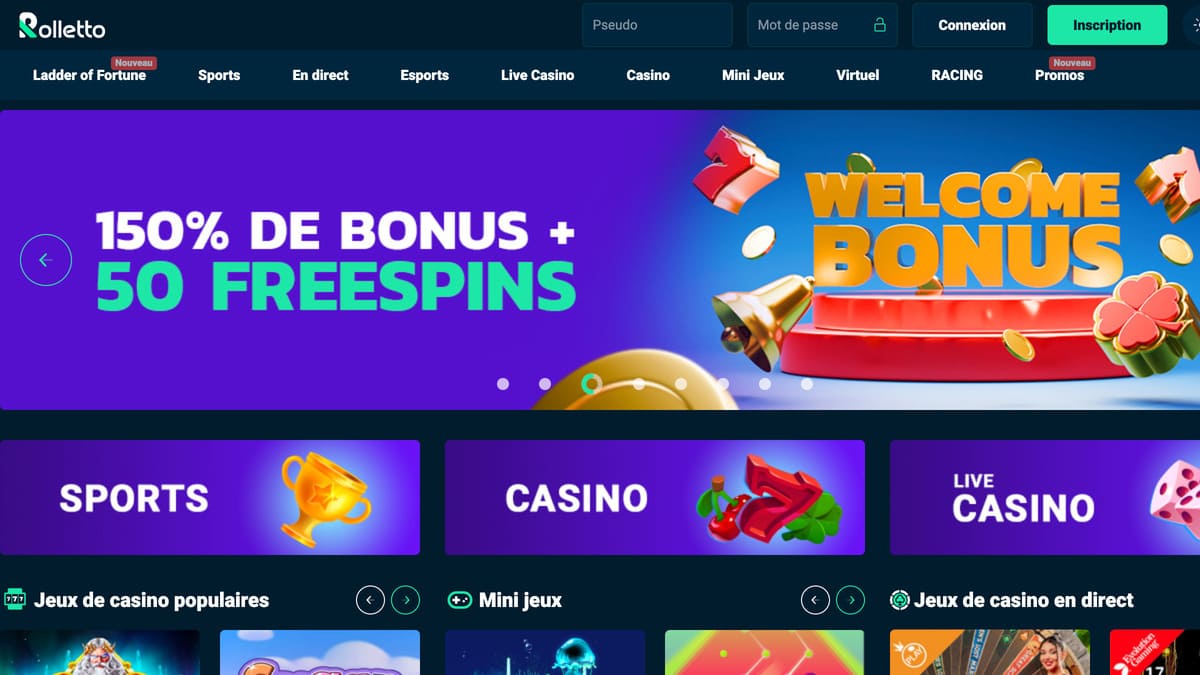 Rolletto Casino Review (2025) | Pros & Cons - Gamblineers